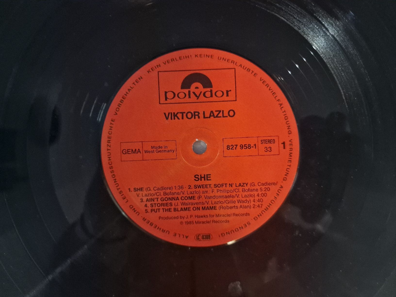 Schallplatten: Victor Lazlo - She – Gebraucht aus Pfaffnau von gunport 3