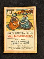 Alpenstrasse Broschüre Val d'Anniviers Eifischtal 1931