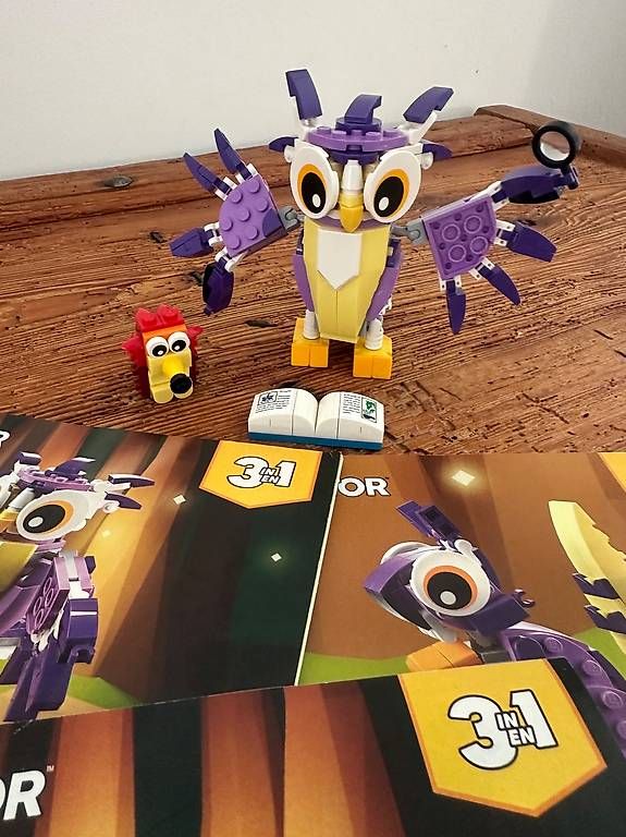 Kit di costruzioni: Lego Creator 3in1 31125 Wald-Wesen Eule – Usato da Adlikon venduto da suermel2000