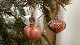 Vintage Christbaum Härzli🎄9 Stück