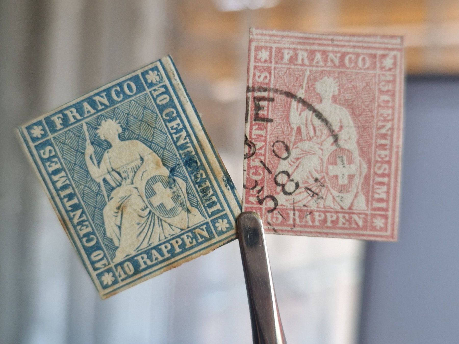Tous les timbres: Strubel 4St., nicht bestimmt, ab 1.- – D'occasion à Burgdorf par Glossy01 7