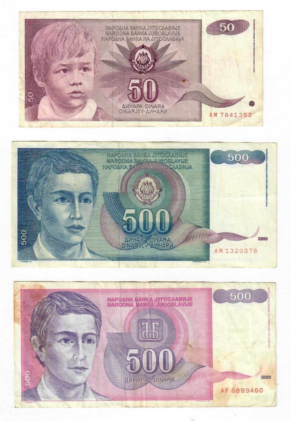 Banconote: Banknoten Jugoslawien – Usato da Landquart venduto da balboajimmy