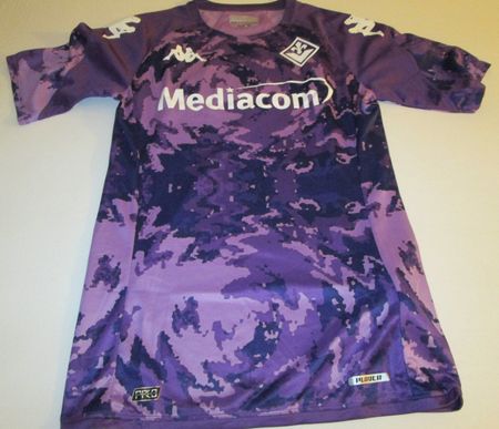 Fussballtrikot ACF Fiorentina Kappa lila Grösse S neu