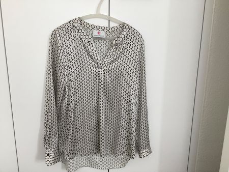 Neu Seidenbluse herzen‘s Angelegenheit Grösse S