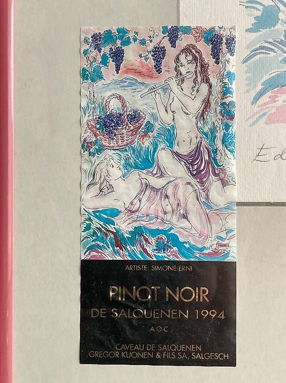 Grafica & Litografie: Erotische Lithographie Simone Erni gerahmt – Usato da Buchberg venduto da Salmonfly666 1