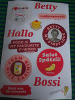 Betty Bossi Sticker Set "Vintage" Aufkleber komplett! NEU!!!