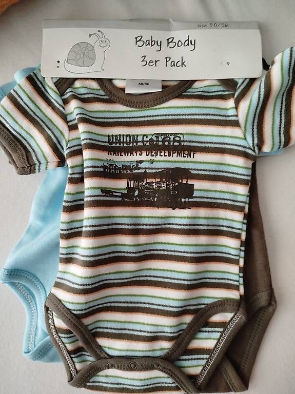 Biancheria intima: 3er Set Bodys Gr. 50/56 – Usato da Meiringen venduto da apl76