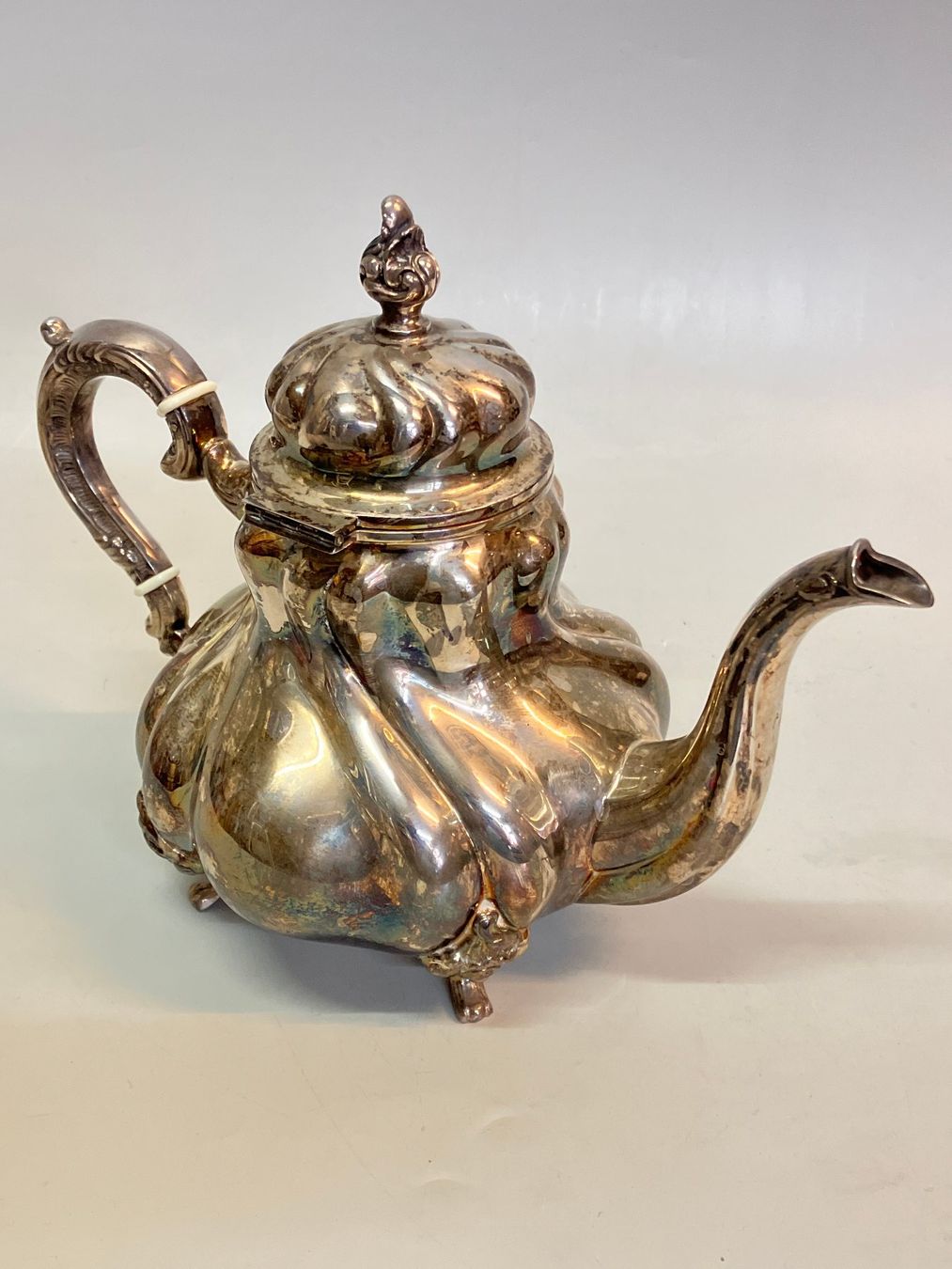 Teiere: Versilberte Kaffeekanne antik – Usato da Horw venduto da luzernicus 2