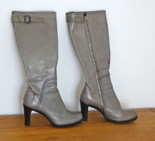 Costume National Stiefel Grau Leder Gr. 38 1/2