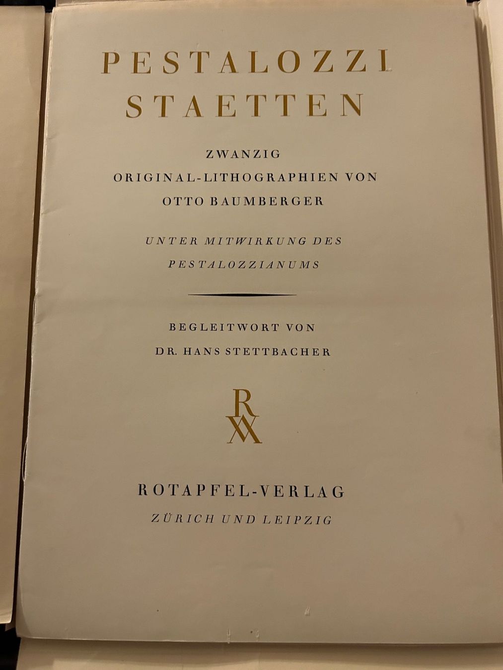 Libri: PESTALOZZI STAETTEN – Usato da Genève venduto da zonzon9351 2