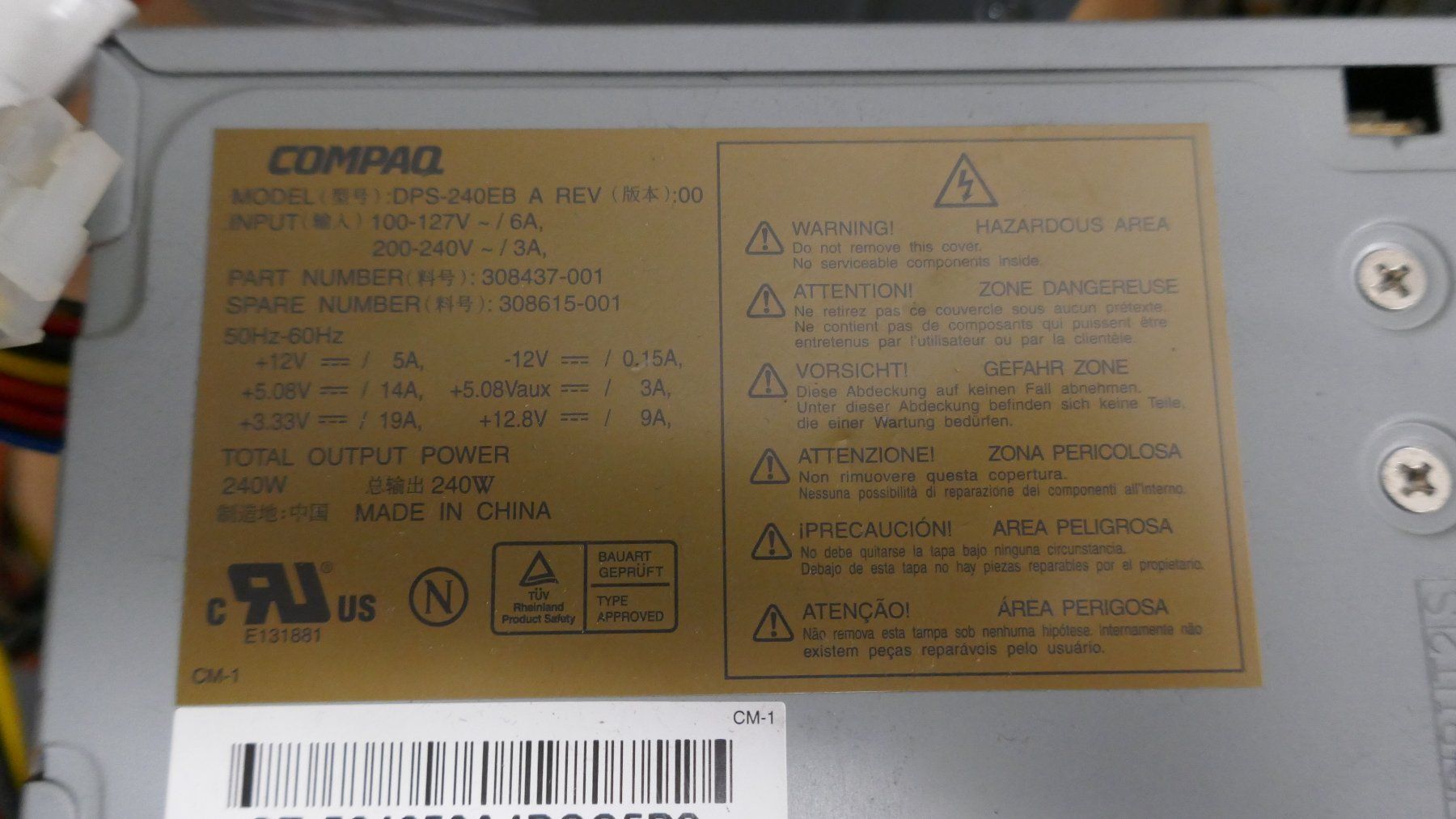 PC: Vier alte PC Netzteile – Usato da Wenslingen venduto da FairlightCMI 3