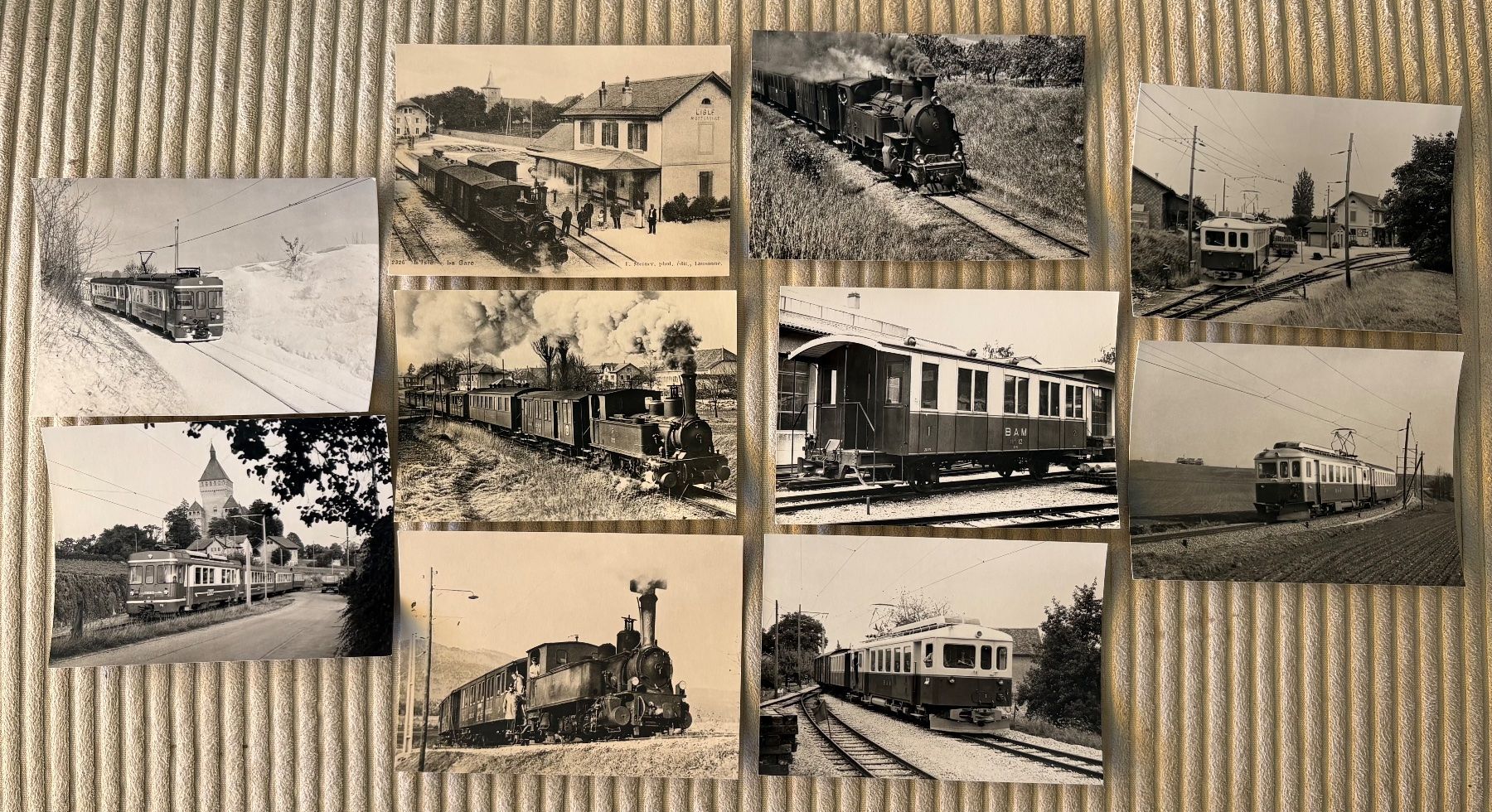 Cartes postales: Serie BAM / Bière - Apples - Morges – D'occasion à St-Légier-La Chiésaz par Theo005