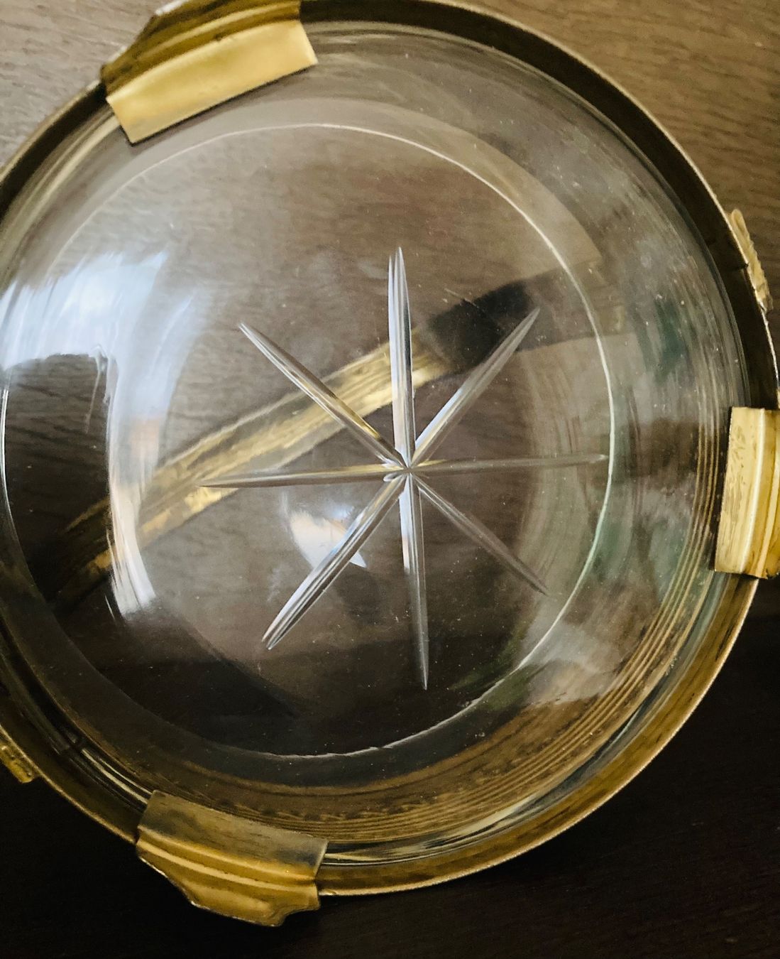 Bicchieri: Antike Schale mit Original Glaseinsatz – Usato da Einsiedeln venduto da Fundgrube59 7