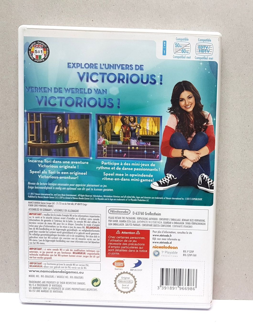 Nintendo Giochi: 😎Nickelodeon Victorious  Wii – Usato da Schüpfheim venduto da Games_Spielkonsolen 2