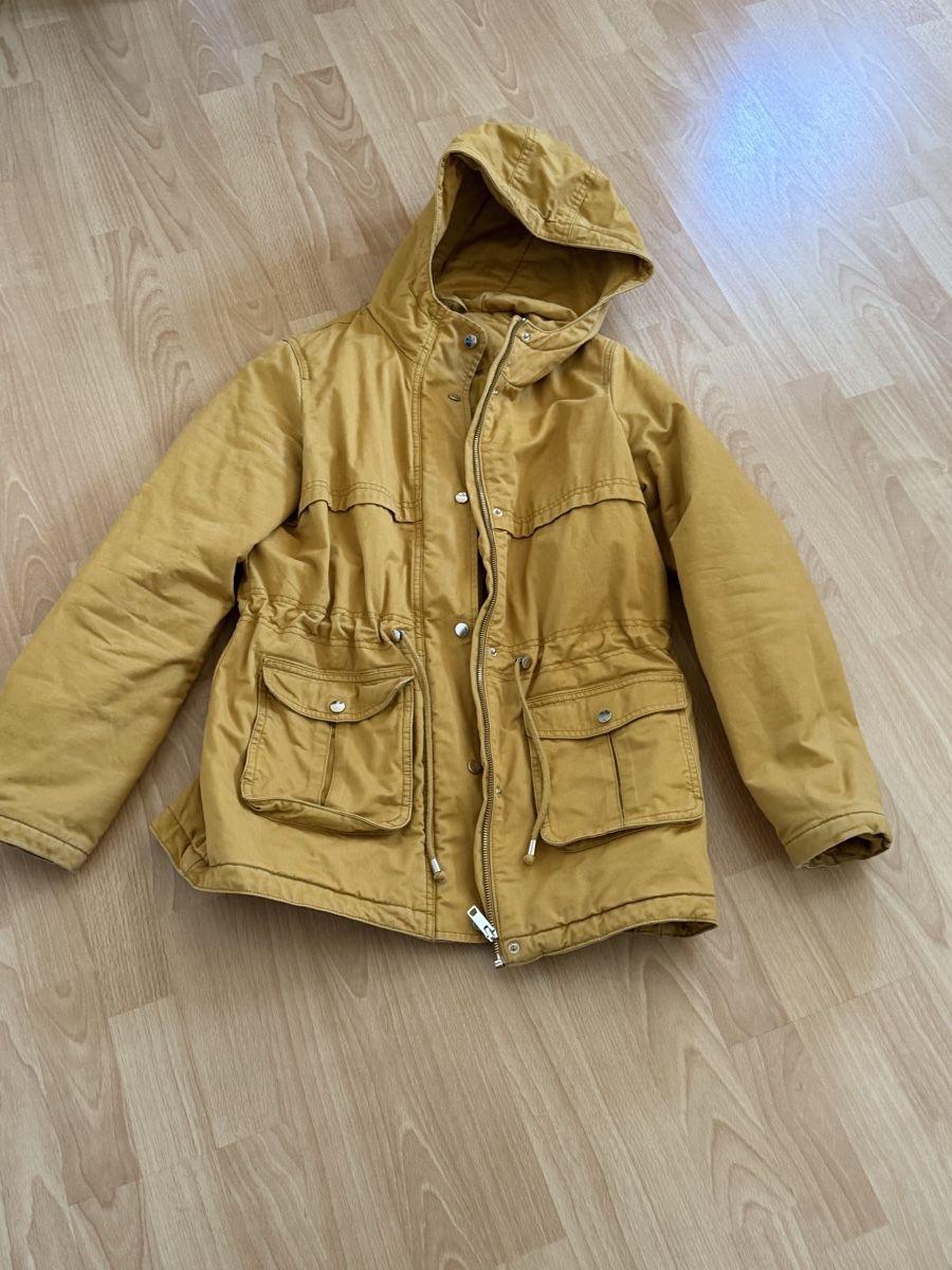 Jacken: C&A Übergangsjacke Winte, Gr. 40, senfgelb – Gebraucht aus Widnau von kustercarmen