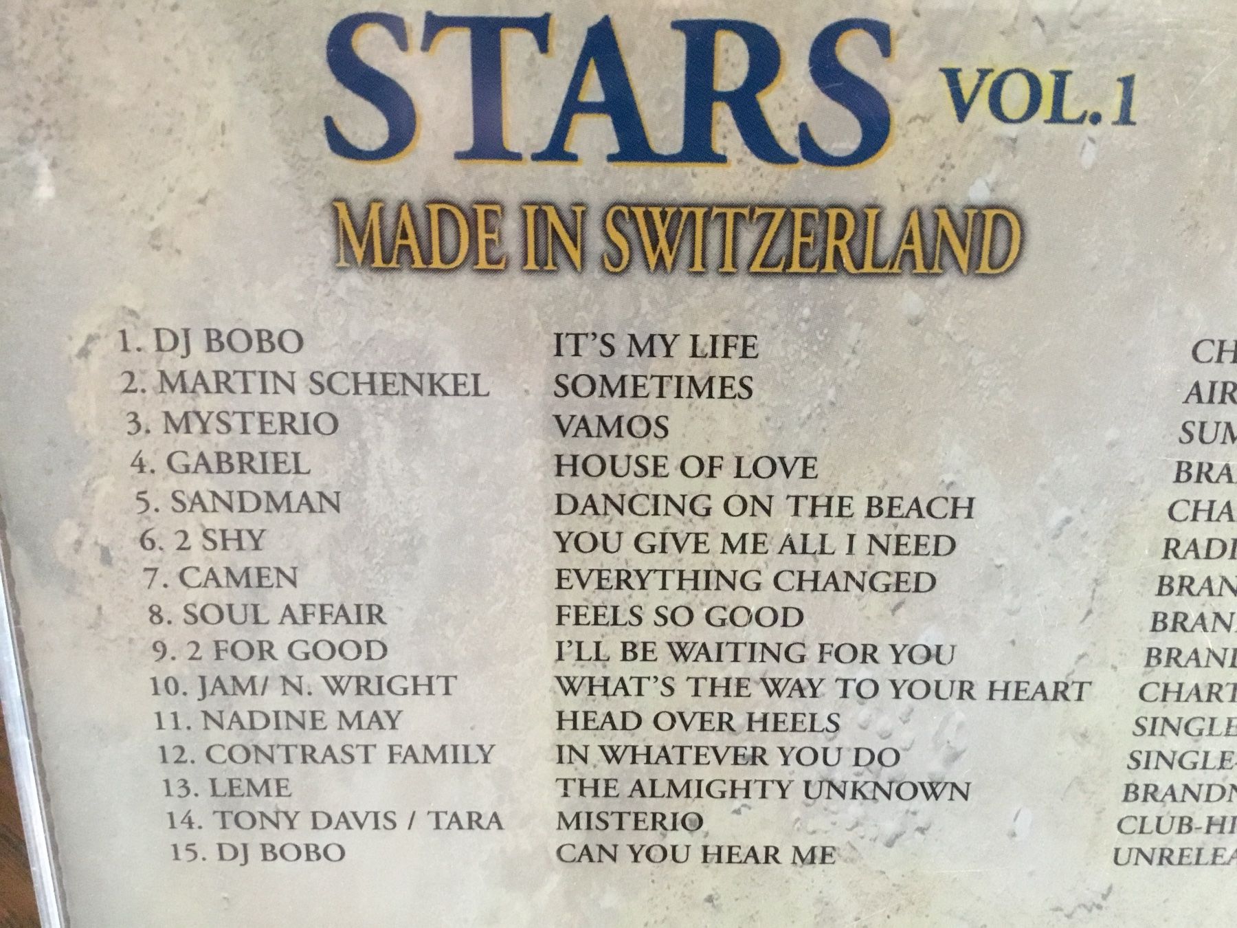 CDs: Stars Vol.1 Made in Switzerland CD – Gebraucht aus Thierachern von sweden08 1