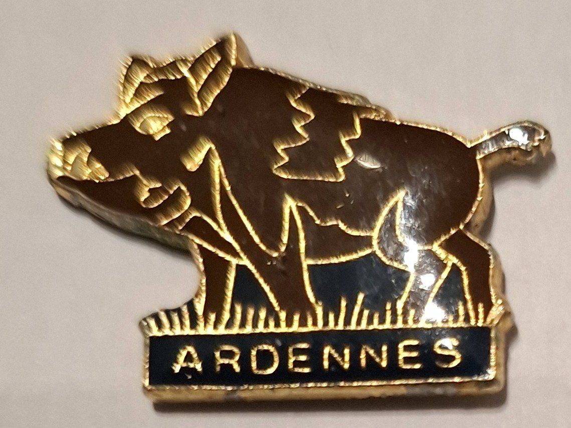 Placchette & Badge: Wildschwein aus den Ardennes – Usato da Hinterkappelen venduto da Schampus
