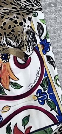 Dolce&Gabbana Seidenhose, Grösse 46