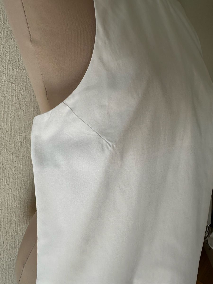 Vestiti: Robe ETIENNE DEROEUX blanc rayures noires taille S – Nuovo (secondo la descrizione) da Châtelaine venduto da Alexandra.jankowski 2