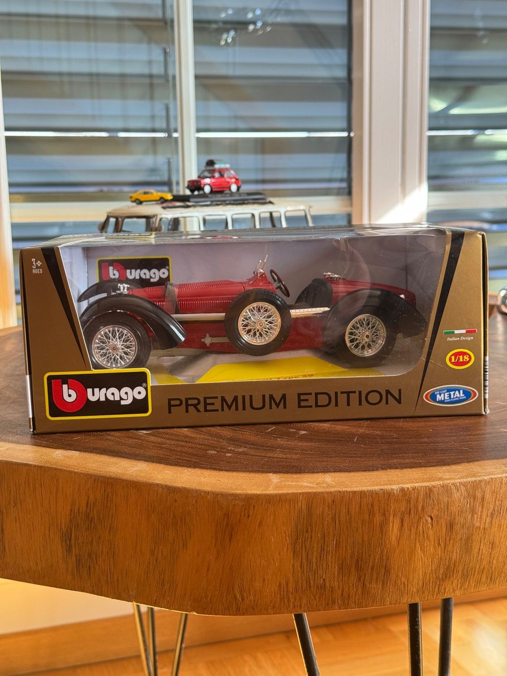 Bburago Modellini d'auto: Bburago Bugatti Type 59 - 1/18 Premium Edition – Nuovo e nell'imballaggio originale da Kleinandelfingen venduto da _Sebi