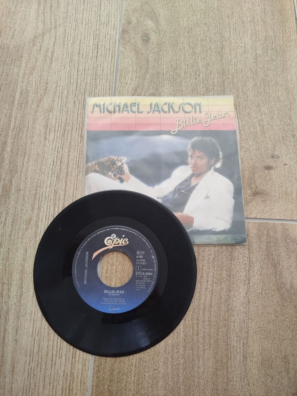 Dischi in vinile: 4 disques vinyle Michaël Jackson  – Usato da Genève venduto da Octo-puces 5