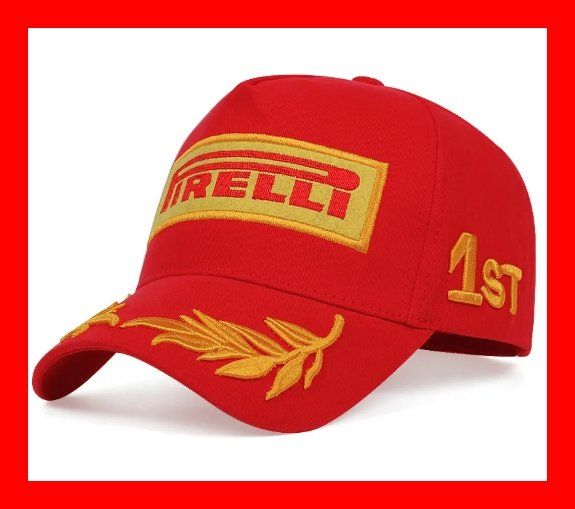Copricapi, berretti & cappellini: Pirelli Siegercap Rot Basecap Winner erster Formel1 Podest – Nuovo e nell'imballaggio originale da Dättlikon venduto da easythings