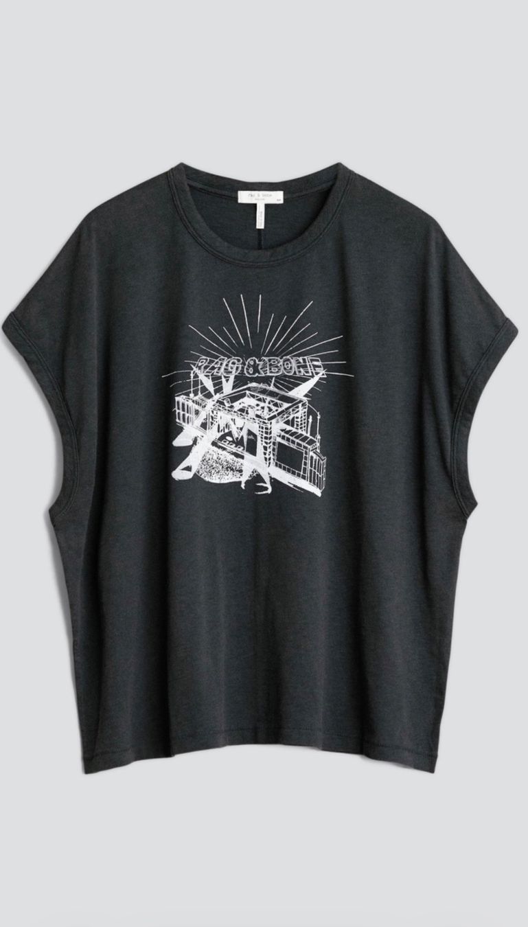 T-Shirts: RAG & BONE Top Baumwolle M – Gebraucht aus Lugnorre von jettsett