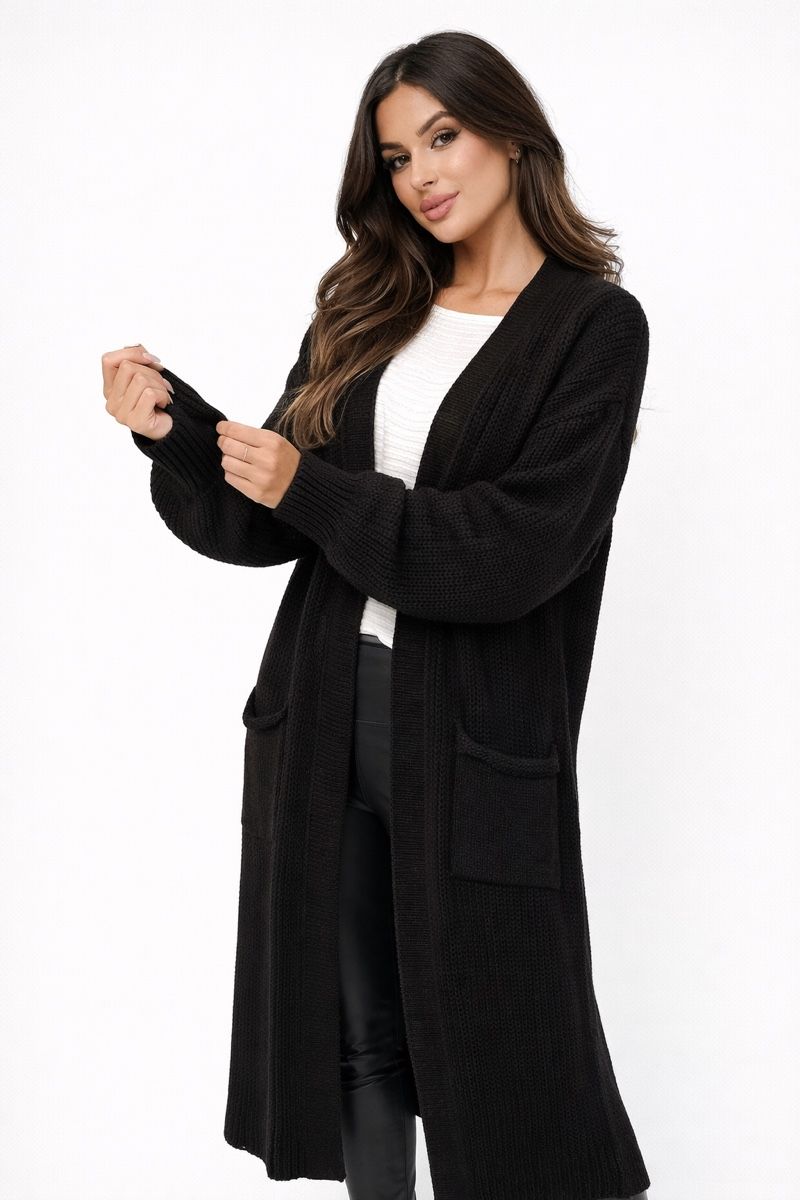 Giacche: CARDIGAN - Strickjacke - black - 100% Baumwolle – Nuovo e nell'imballaggio originale da Zürich venduto da luxuryoutlet1 3