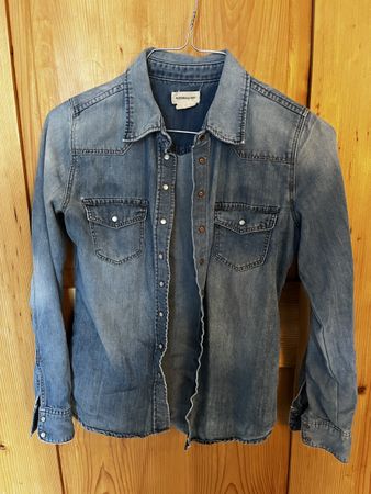 H&M Jeanshemd / Jeansbluse, Grösse 36 (S)