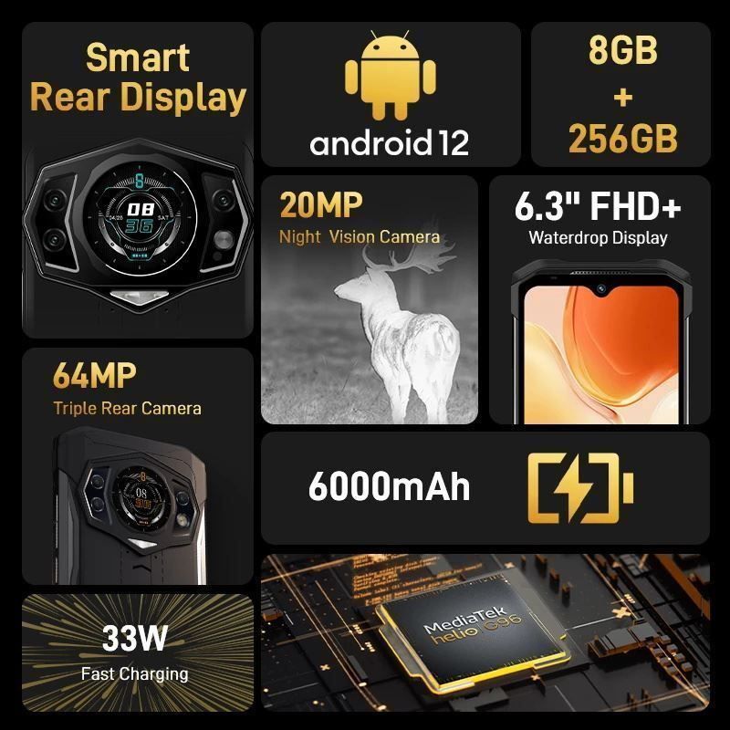 Handys / Smartphones: DOOGEE S98 Smartphone 8GB+256GB – Neu und originalverpackt aus Malans GR von BUYBEST-Schweiz 1