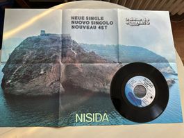 EDOARDO BENNATO rare Nisida Single im Postersleeve SWISS 80'