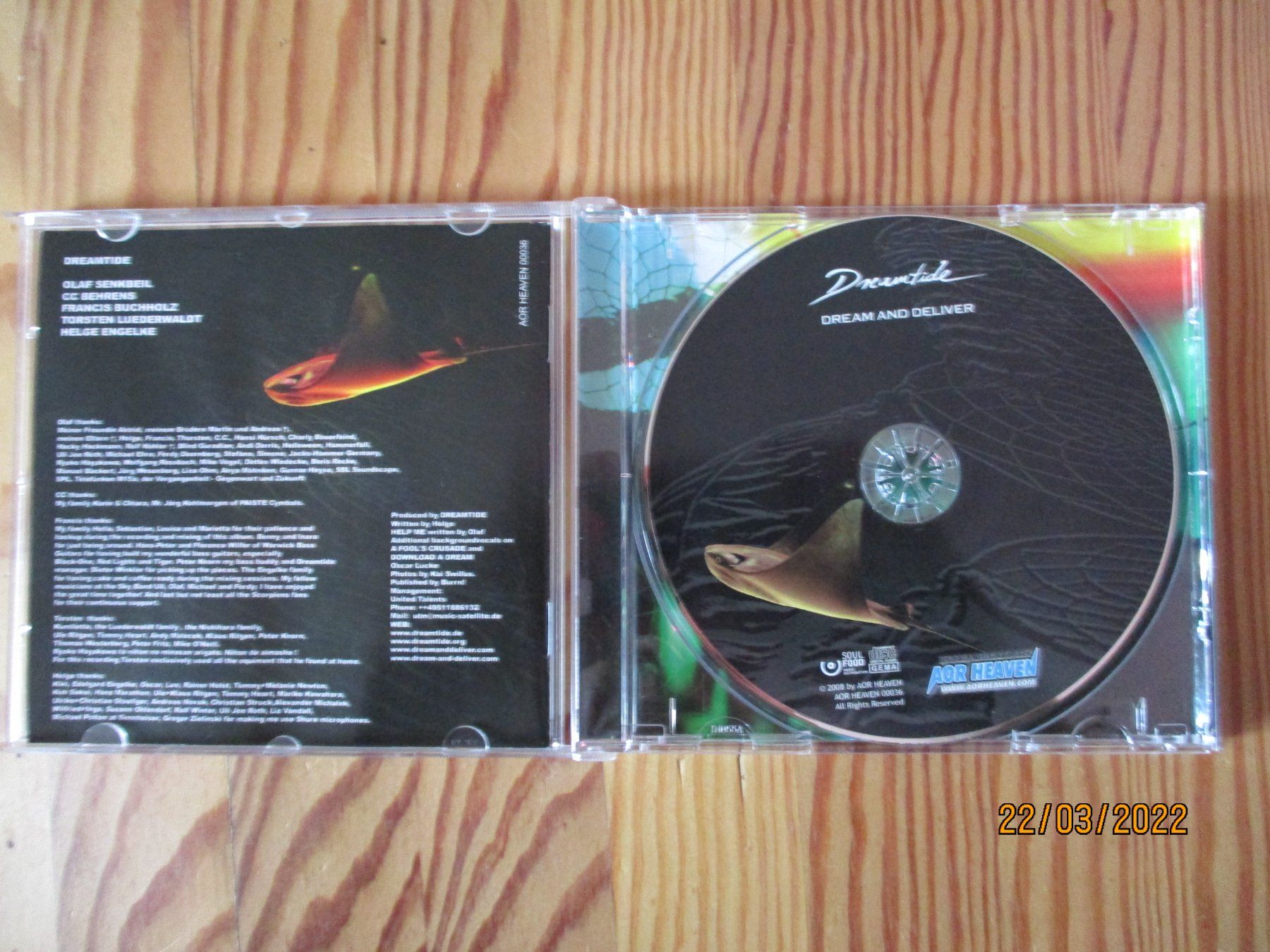 CD: Dreamtide --  Dream And Deliver – Usato da Liestal venduto da Disc-Point 1