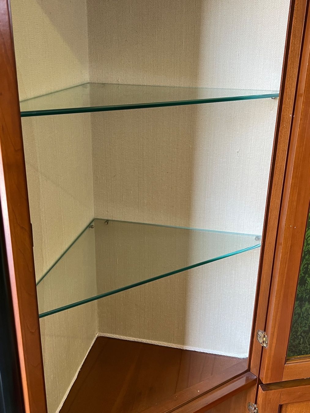 Vetrine: Biedermeier Eckvitrine Eckschrank Vitrine Barock SELVA – Usato da Gemünden venduto da GEUENWALD 6