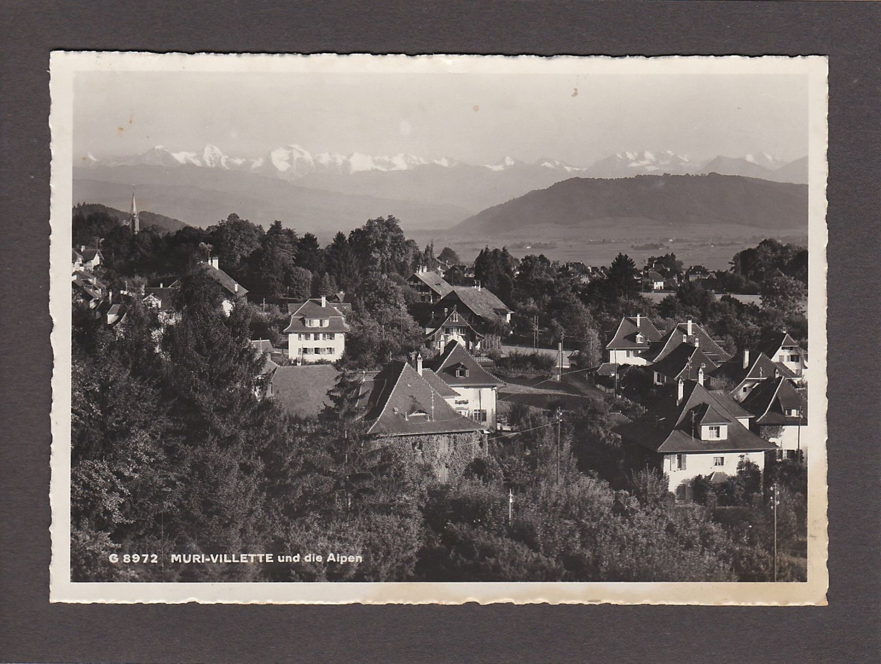 Cartoline postali: MURI bei Bern VILLETTE, 1945 – Usato da Reiden venduto da cinfis