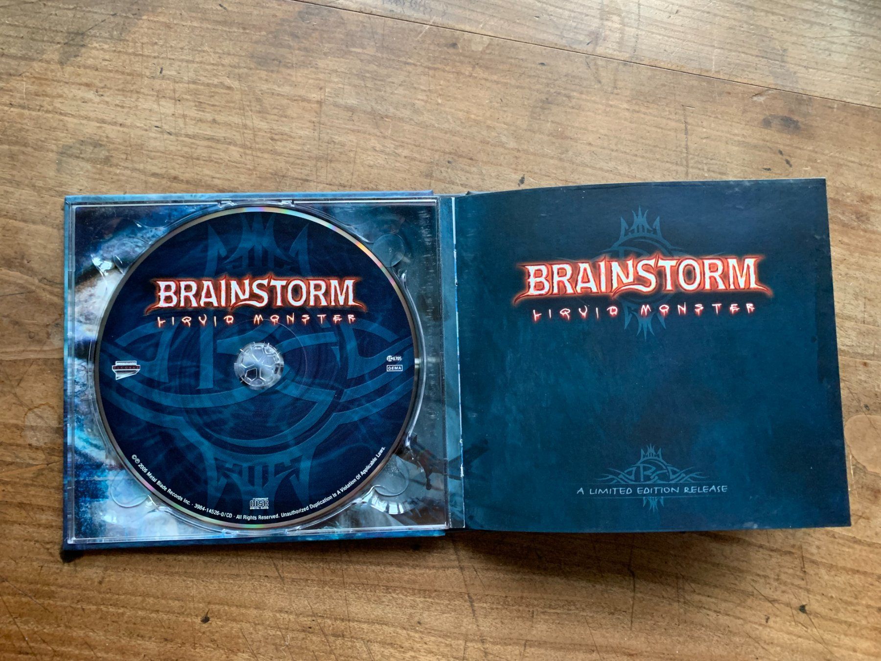 CD: Brainstorm Liquid Monster CD Heavy Metal Digipak RAR – Usato da Willerzell venduto da Stoeff8l 1