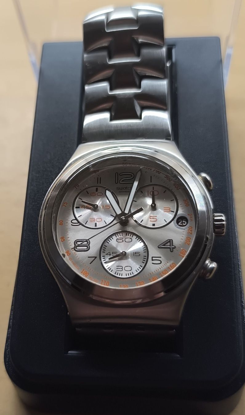 Swatch Smartwatch: Chronographe Swatch Irony Acier Inoxydable – Usato da Onex venduto da Zebule
