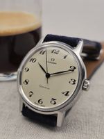 RARE OMEGA Genève cal601 - Cadran chiffres Breguet - RÉVISÉE