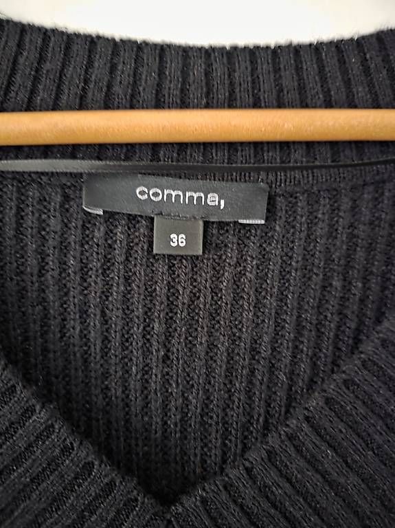 Comma Kleider: Strickkleid von comma, Gr. 36  Schwarz – Gebraucht aus Frümsen von mar_7jzg 1