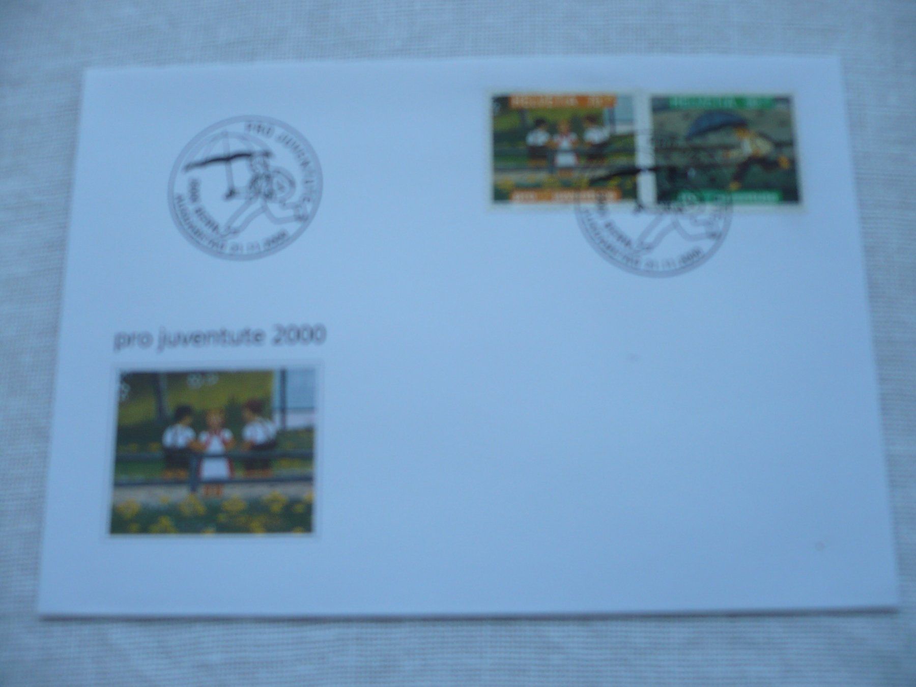 Tous les timbres: Pro Juventute 2000 1 FDC mit SBK J357 & J358 – D'occasion à Zürich par saltandpepper008