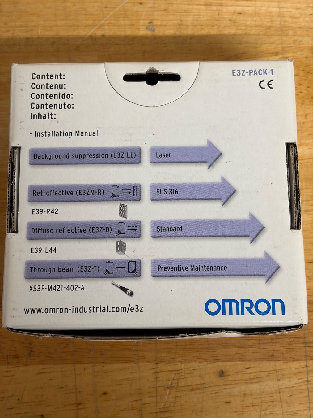 Omron Elektronikbauteile: Omron E3Z Lichtschrankenset, neuwertig, 2 Packungen – Neu (gemäss Beschreibung) aus Safenwil von jalumme 9