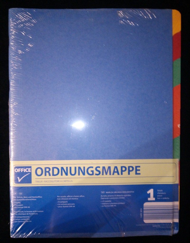 Raccoglitori: Ordnungsmappe Dokumentenmappe Fächermappe Sammelmappe A4 NEU – Nuovo e nell'imballaggio originale da Werdenberg venduto da EXA-Secondhand