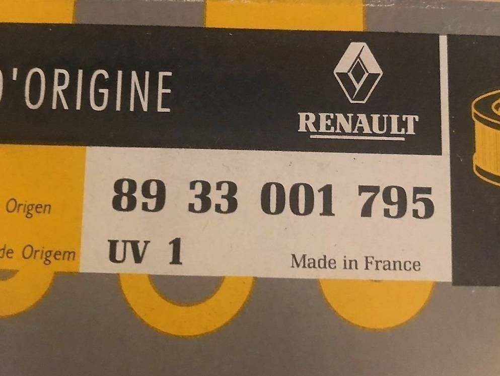 Renault Tutti pezzi di ricambio auto: Orig. RENAULT Luftfilter NOS OEM: 8933001795 – Nuovo e nell'imballaggio originale da Neuenhof venduto da Boh1 2