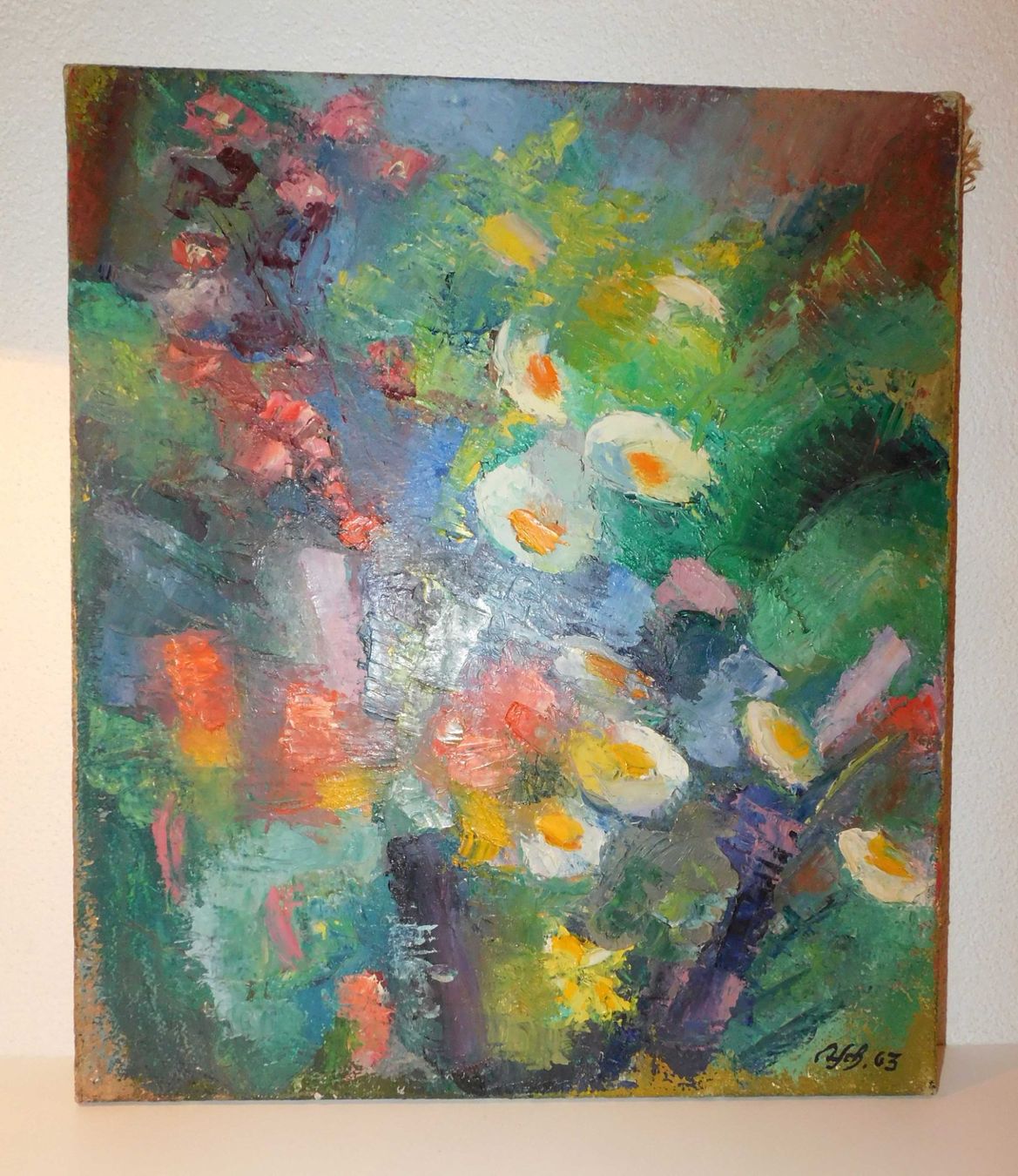 Dipinti: Kunst Ölgemälde abstrakt 1963   ohne Rahmen – Usato da Sursee venduto da 76 4