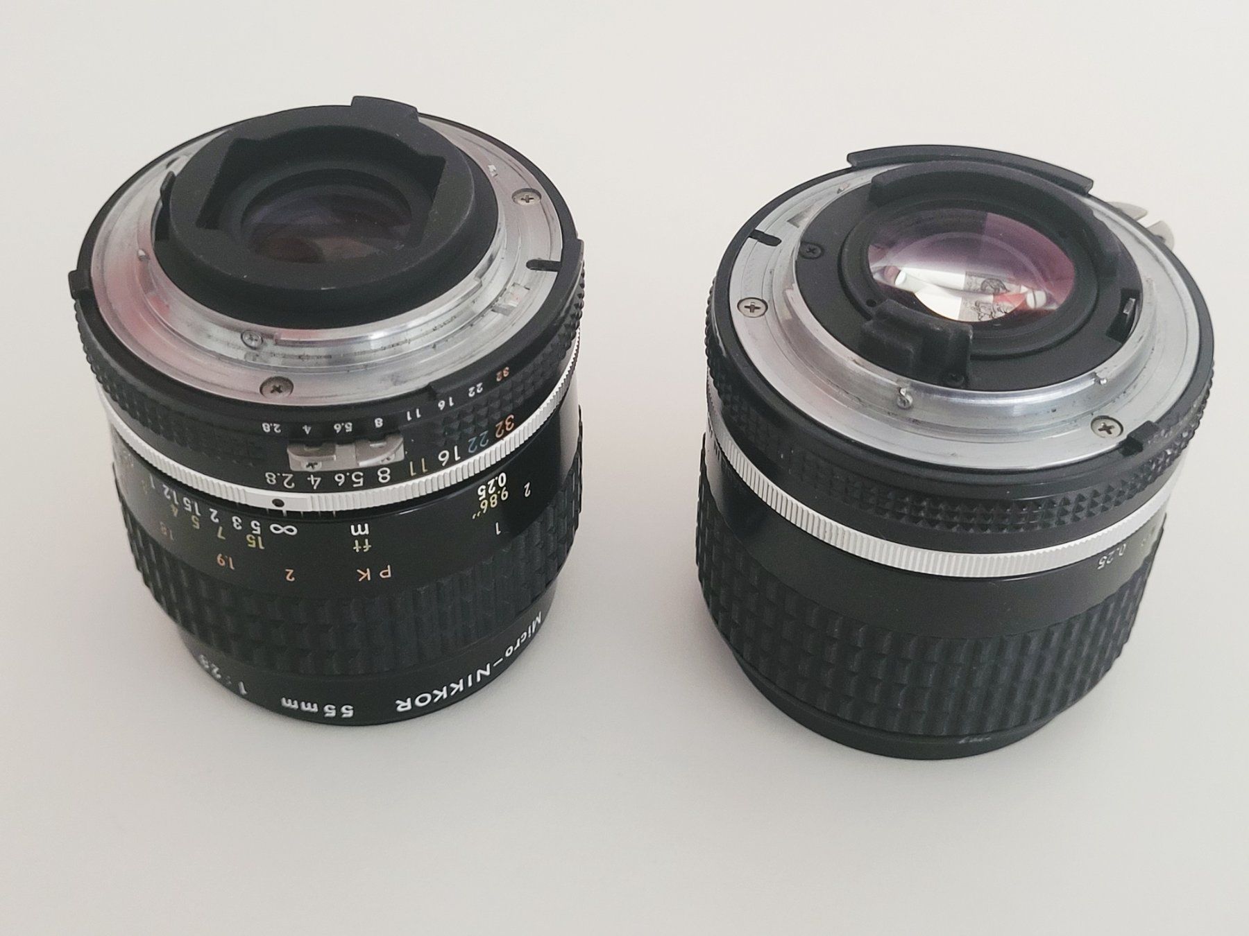 Nikkor Objektive: 2 Nikkor 28mm und 55 mm – Defekt aus Bern von Chalon1826 3