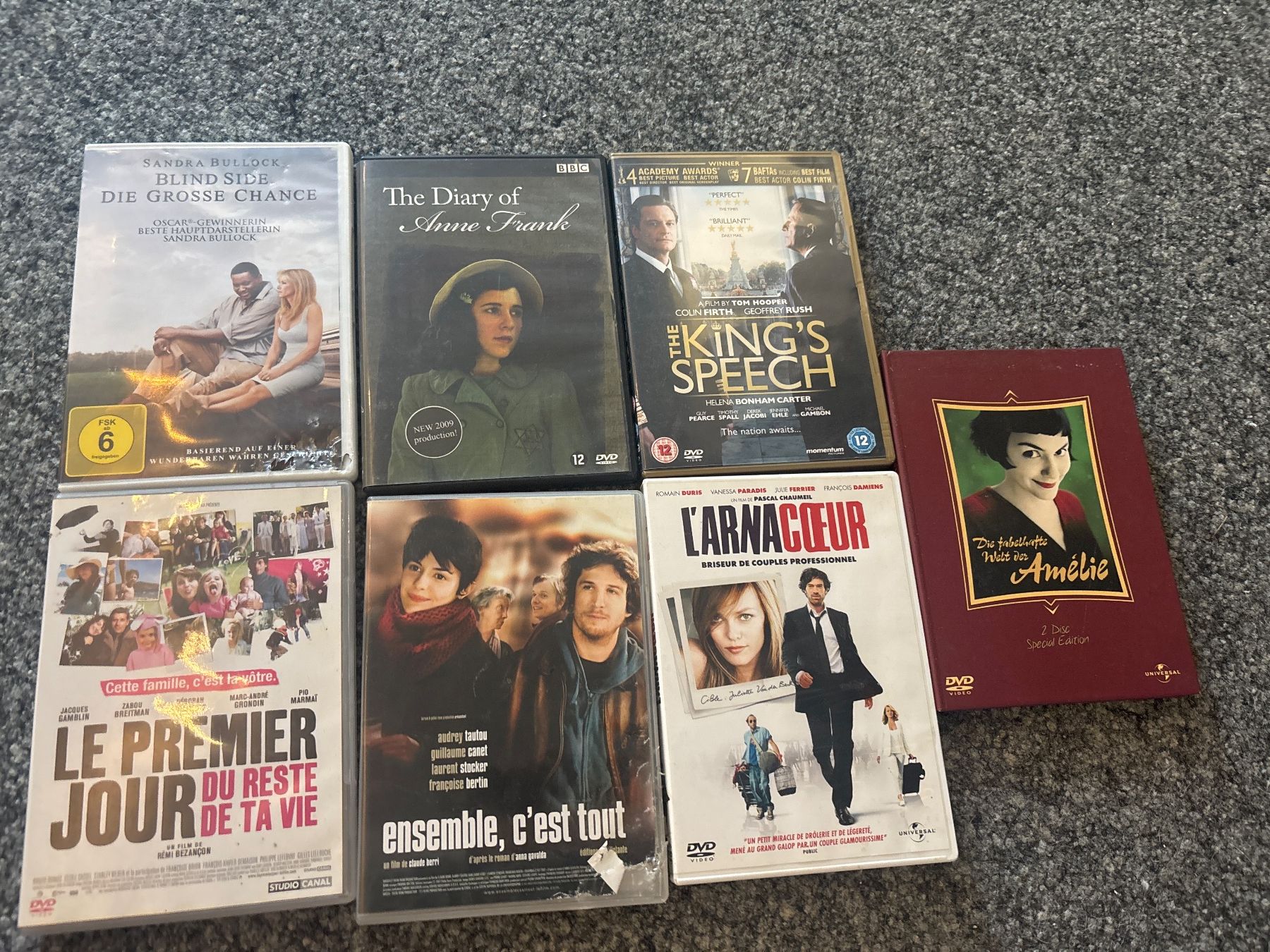 Tous les DVDs: DVD Sammlung: The Blind Side, Amélie, uvm. – D'occasion à Münchenstein par sil_h6c9