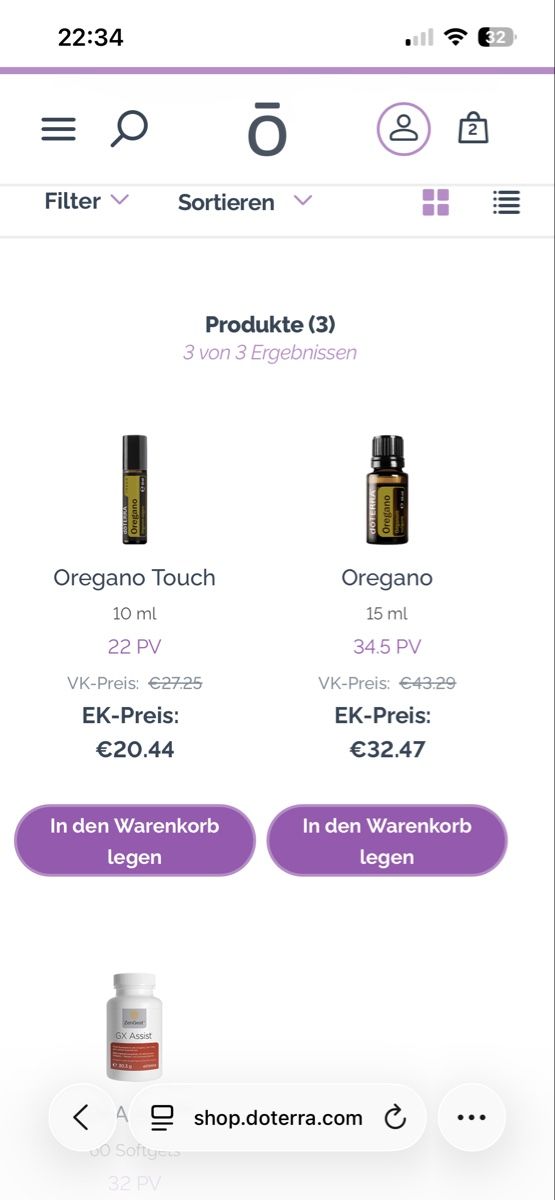 Doterra Oli essenziali: Doterra Oregano 15ml – Nuovo e nell'imballaggio originale da Güttingen venduto da Eiselfe1 2