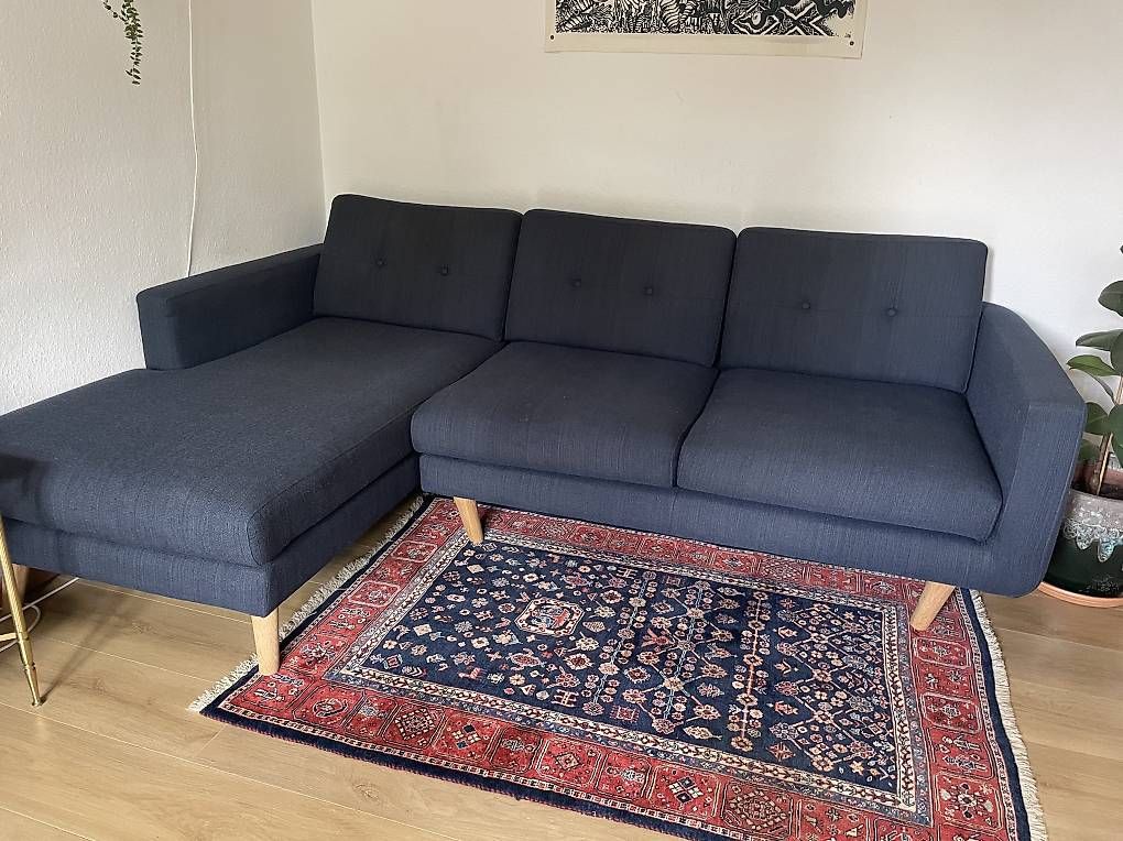 Sofas: Ecksofa/couch, blau/blue – D'occasion à Zürich par Rosybu