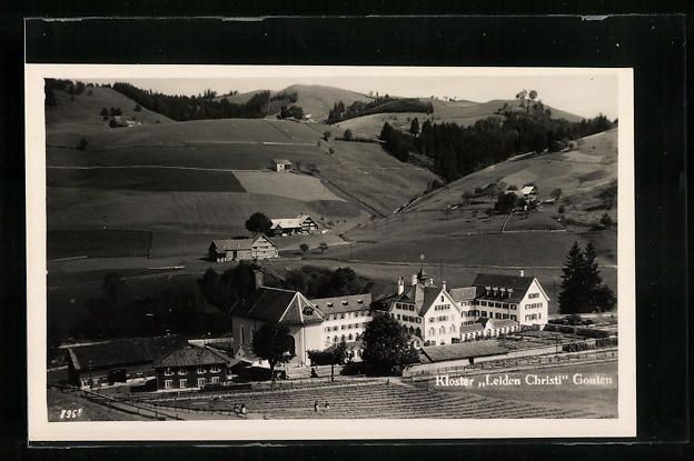 Ansichtskarten: Gonten, Blick auf das Kloster Leiden Chr – Gebraucht aus Berlin von bartko-reher