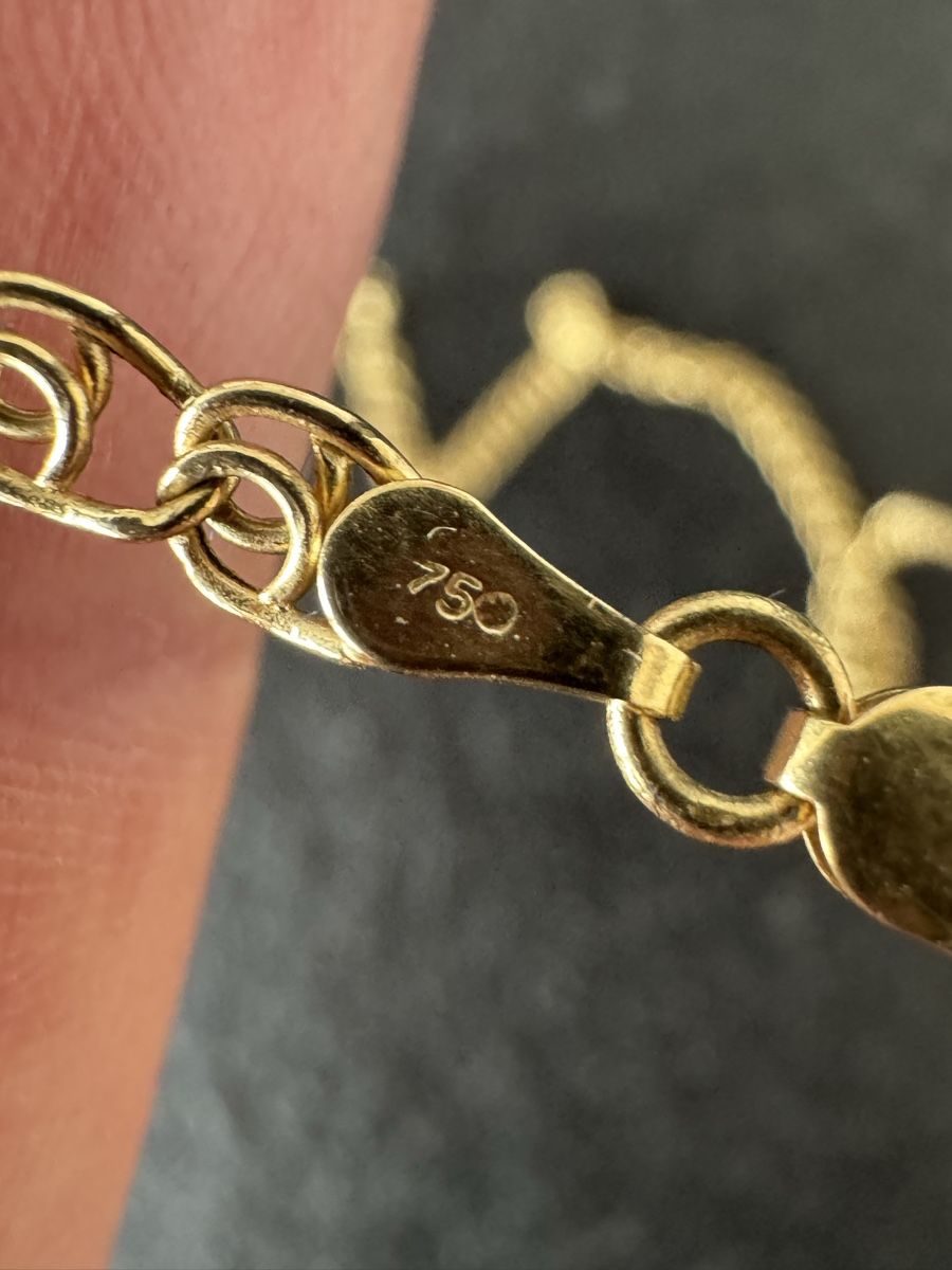 Catenine: Wunderschöne goldene Halskette  – Nuovo e nell'imballaggio originale da Bellikon venduto da tomsawyer_75 3