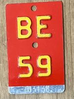 BE 59 - VELONUMMER - FAHRRADSCHILD - PLAQUE DE VELO - BE 59
